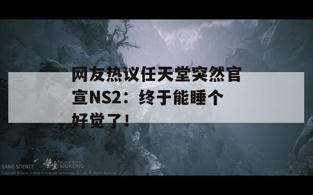 網(wǎng)友熱議任天堂突然官宣NS2：終于能睡個好覺了！