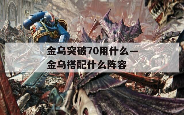 金烏突破70用什么—金烏搭配什么陣容  第1張