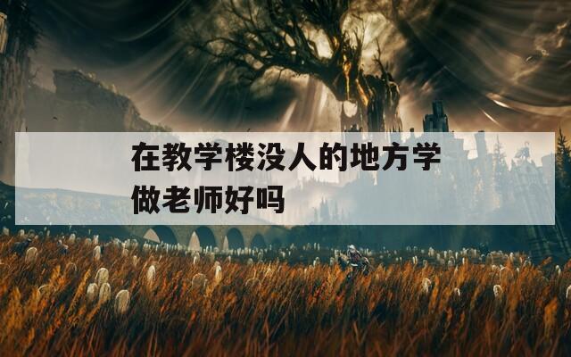 在教學(xué)樓沒人的地方學(xué)做老師好嗎